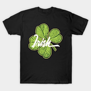 'Irish Green Clover ' Cool St. Patrick Clover T-Shirt